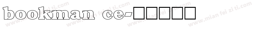bookman ce字体转换